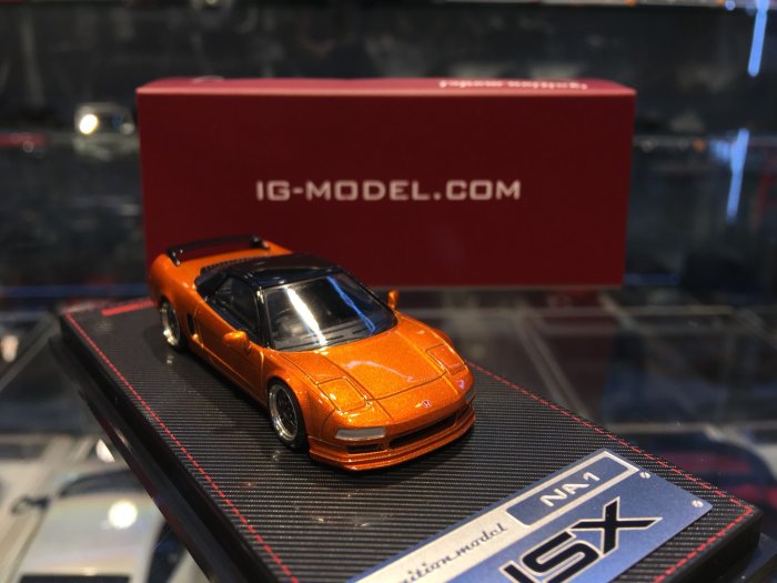 吉華科技@ 1/64 Ignition IG1942 Honda NSX (NA1) Orange Metallic