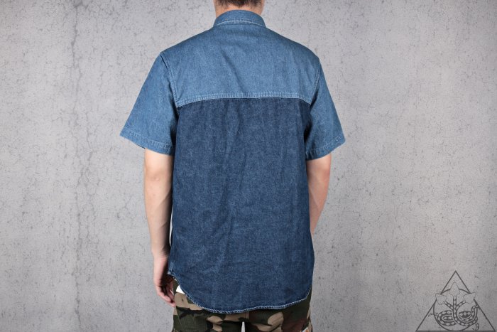 HYDRA】Supreme 2-Tone Denim SS Shirt 單寧工作襯衫【SUP408