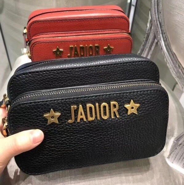 【COCO 精品專賣】Dior JADIOR Pouch S7015 CVQR 小牛皮鍊帶雙層相機包 黑 現貨