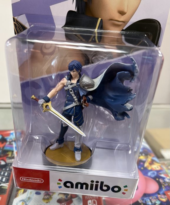 AMIIBO SWITCH NS 任天堂明星大亂鬥 聖火降魔錄 克羅姆 庫洛武 CHROM 全新品［士林遊戲頻道］