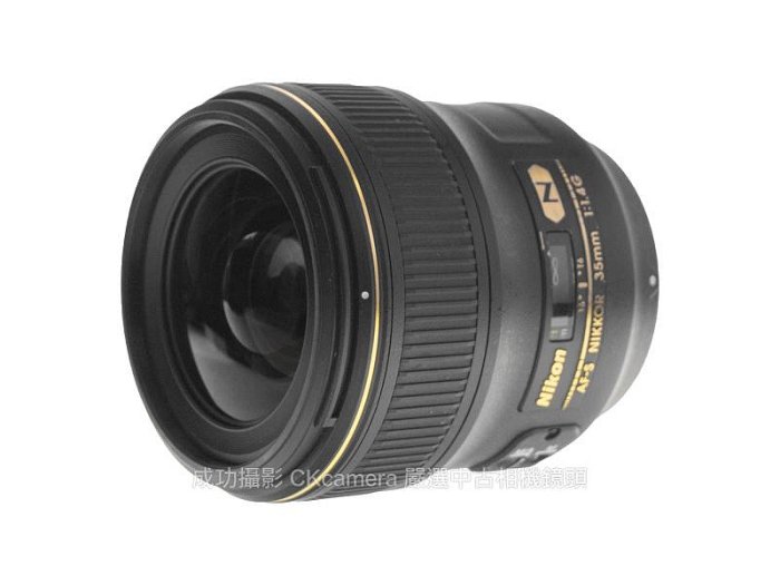 成功攝影 Nikon AF-S FX 35mm F1.4 G 中古二手 全幅小廣角定焦鏡 高畫質 大光圈 人像鏡 保固半年 35/1.4