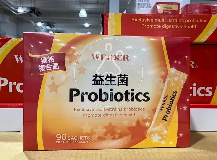 【混種派對 Hybrid party】Costco 好市多 威德益生菌 Probiotic 一盒 3公克 X 90包 威德 益生菌 WEIDER