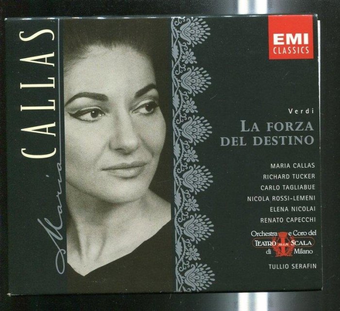 卡拉絲 Callas 威爾第 Verdi 命運之力 La Forza del Destino 3CD EMI