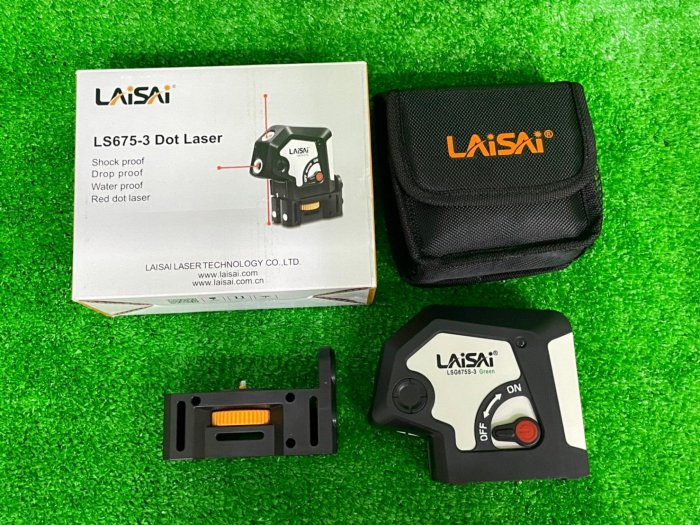 (含稅價)緯軒(底價8000不含稅)LAISAi LS675-3 三點綠光 雷射儀 板模,鋼架用比 PLS3強