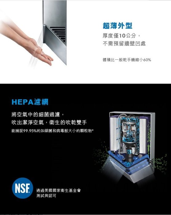 奇機通訊【Dyson全新】戴森 Airblade HU02 V型 乾手機 烘手機 5年零件保固