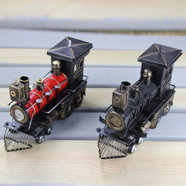 仿古蒸汽火車頭鐵皮模型複古工藝品聖誕節男朋友禮物 (兩色可選)＊Vesta 維斯塔＊