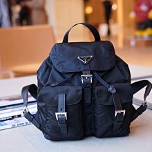 Prada 1BZ677 Backpack 小型超纖後背包 黑