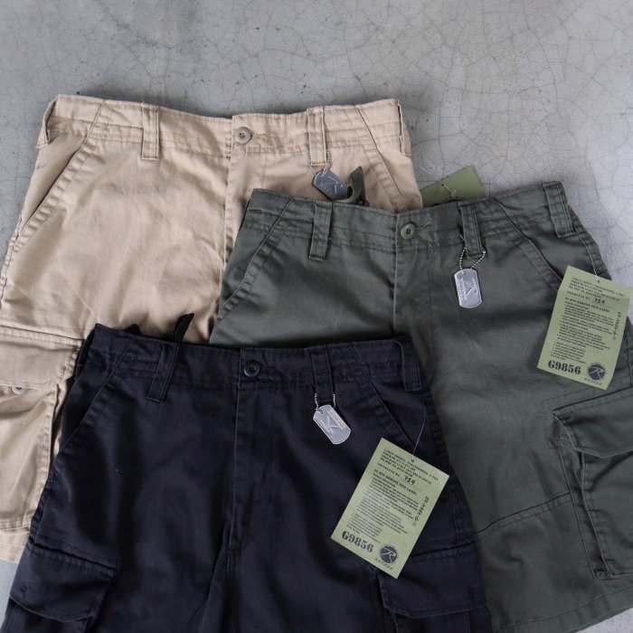 【 WEARCOME 】ROTHCO PARATROOPER CARGO SHORTS 傘兵立體口袋短褲／黑、軍綠、卡其