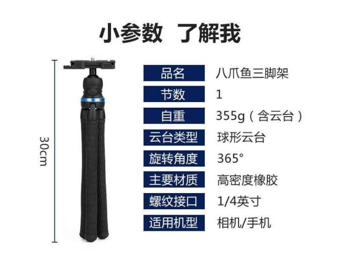 怪機絲 Ulanzi TT20S 多功能八爪章魚腳架 手機 相機 運動相機 直播 錄影 手持 小腳架 雲台