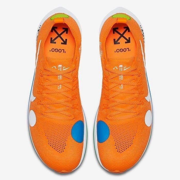 OFF-WHITE X Nike Zoom Fly Mercurial FK 白橘 AO2115-800 世足 世界盃