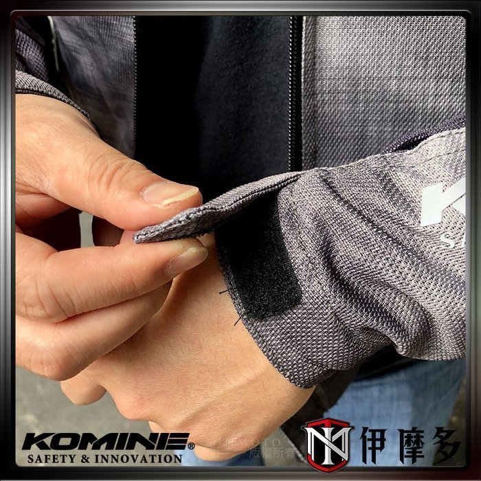 伊摩多※日本 KOMINE JK-128 春夏 透氣全網眼防摔衣 7件式護具 7色/另有 女款 情侶組合。黑色