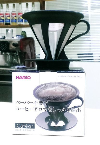 Hario CFOD-02B V60 免濾紙不銹鋼錐形濾杯？1-4人份-【良鎂咖啡精品館】