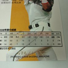 貳拾肆棒球-2008BBM火腿隊卡新戰力-陽仲壽/陽岱鋼全球限定150張/ 76/150