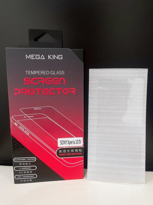 【MEGA KING】SONY XPERIA 10IV 9H疏水疏油日本鋼化玻璃保護貼 現貨