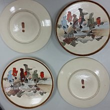 大世紀 古董店˙˙˙日本˙˙明治˙˙薩摩燒˙˙杯碟組共5組