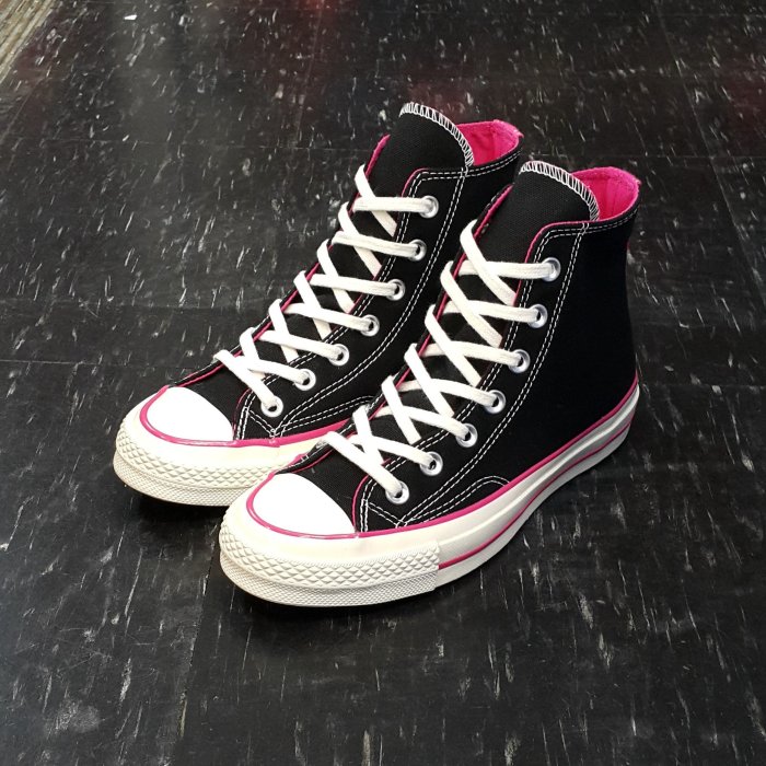 Converse Chuck Taylor AllStar 1970s 高筒 黑色 桃粉色 復刻 三星標 149445C