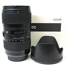 【高雄青蘋果3C】SIGMA 18-35MM F1.8 DC HSM FOR Canon 二手鏡頭 #84341