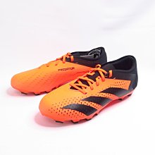 ADIDAS PREDATOR ACCURACY.3 男女足球鞋 釘鞋 GW4636 橘x黑【iSport愛運動】