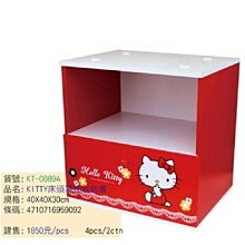 GIFT41 土城店 市伊瓏屋 凱蒂貓 HELLO KITTY KT 正版授權 商品 木製品  收納櫃  床頭櫃  置物櫃