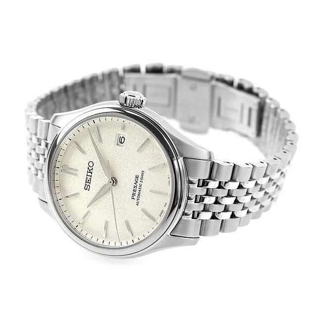 SEIKO 精工手錶 PRESAGE SARX121 40mm 素色面盤 機械錶 不鏽鋼錶帶 男錶女錶