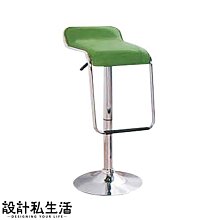 【設計私生活】泰克皮面造型椅、吧檯椅、吧枱椅吧台椅酒吧椅-綠(部份地區免運費)119W