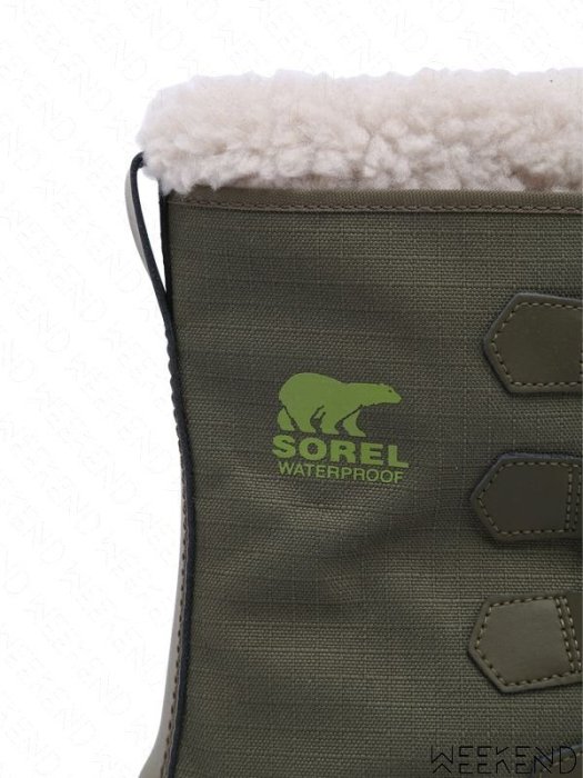 【WEEKEND】 SOREL 1964 PAC Nylon 尼龍 防水 靴子 雪靴 男靴 軍綠色