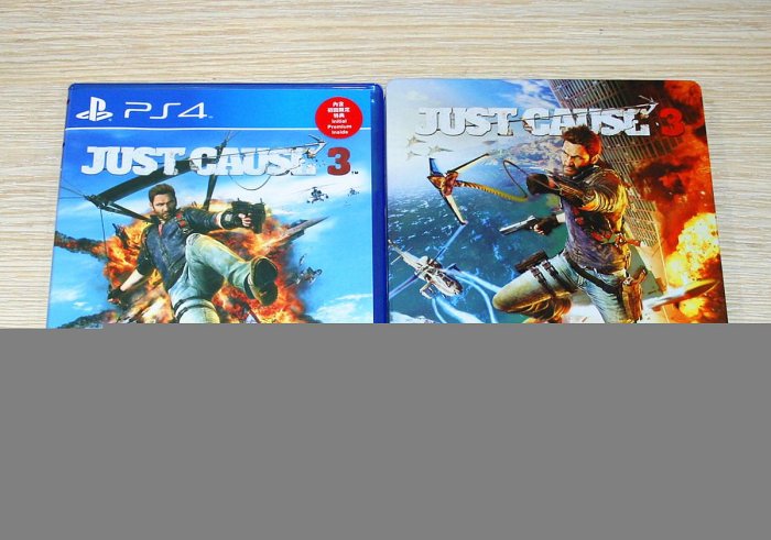 現貨 PS4游戲 正當防衛3 Just Cause 3（港版英文內附特典）鐵盒