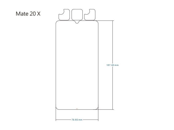 正版 imos 全世界第一款超疏水疏油保護貼，華為 HUAWEI Mate 20 X (7.2吋手機)