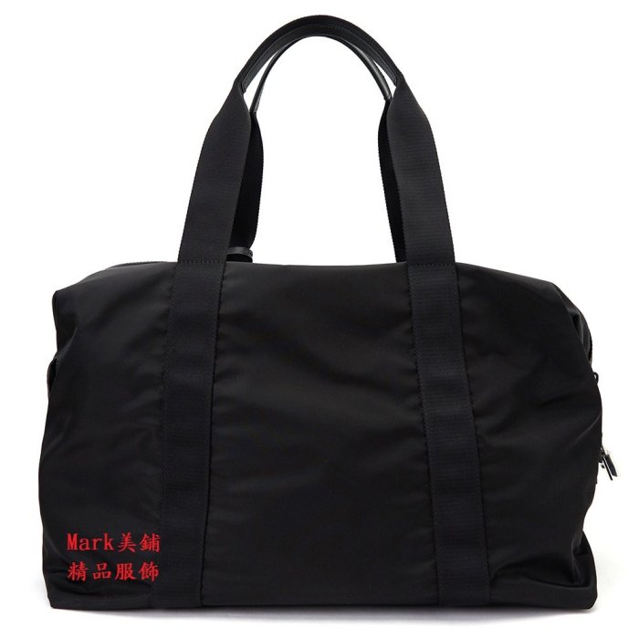 【Mark美鋪】PRADA 2VC796 黑色尼龍鎖頭 防水 肩背包 手提包 旅行袋 出國用 收納空間大