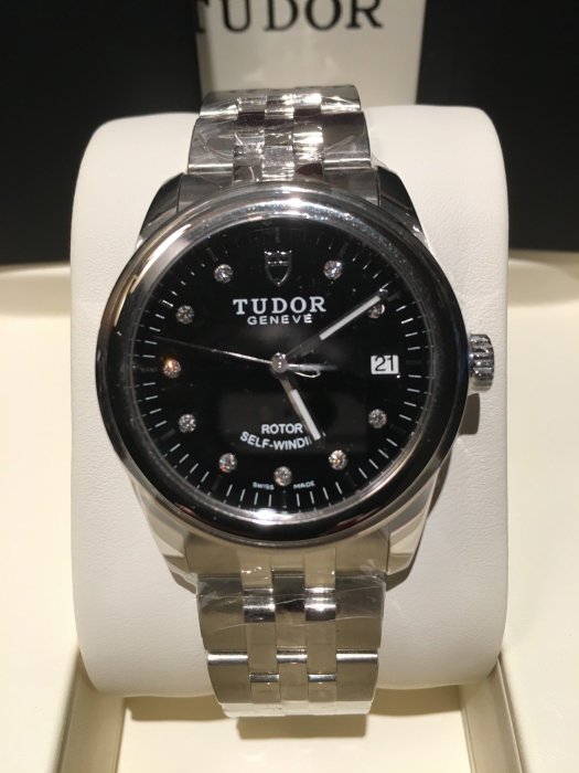 TUDOR GLAMOUR DATE 帝陀 鑲鑽 女錶