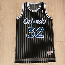 南◇絕版 現貨 ADIDAS NBA 球衣 籃球背心 籃球衣 歐尼爾 復古 網眼 條紋 黑色 奧蘭多 魔術隊 愛迪達