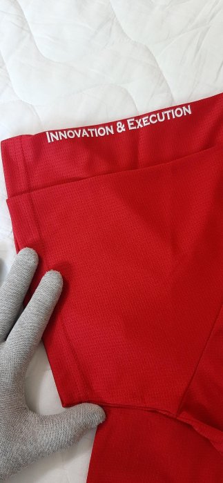 全新正品Fila Innovation & Execution 燙印 7號Logo 吸濕排汗V領短袖T恤XL