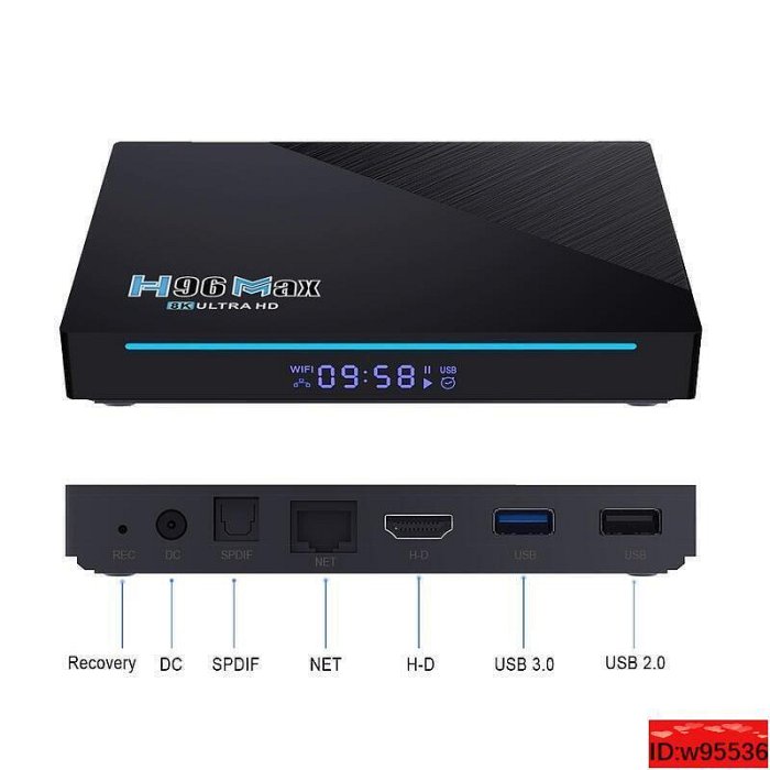 H96 Max rk3566機頂盒 8GB64G 雙頻 android11.0 4.0 tvbox