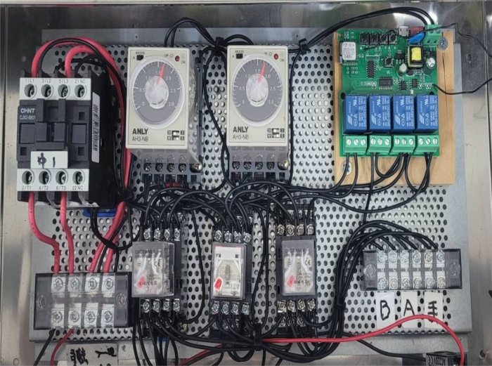 遙控器達人-手機遠端近程遙控控制灑水,馬達與電磁閥同步啟動運轉,自動A區澆水完時起動B區,C區手動控制照明設備等,利用手