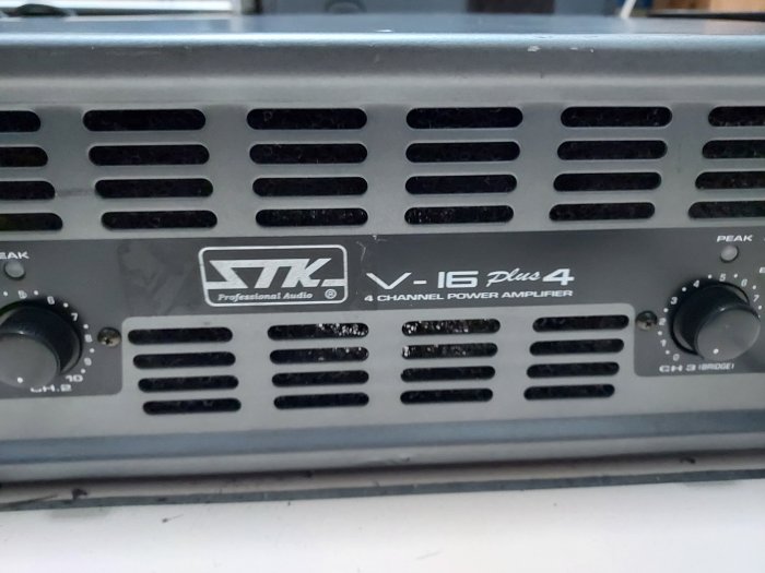 STK V-16 4CH 後級 功率 擴大機 音響 外場 PA 舞台 韓國 POWER AMPLIFIER