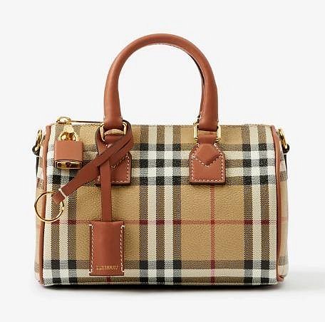 BURBERRY 80713571 經典米色格紋 迷你波士頓包 LV NANO SPEEDY 斜背包 全新正品 在途現貨+預訂