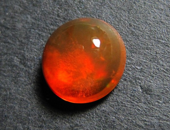 【John's琉璃仙境】@天然墨西哥火閃火蛋白石Flash Fire Opal@(M85)2.4475CT特價只售首標~