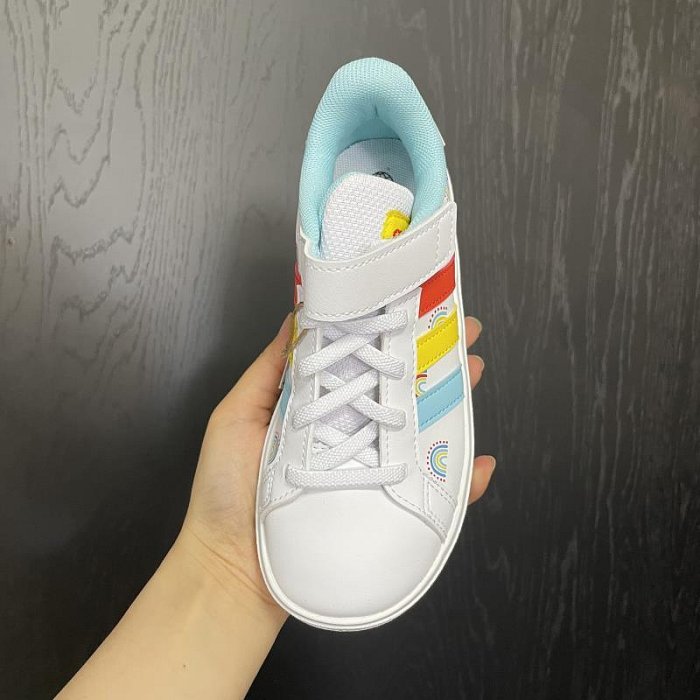 adidas NEO Grand Court 2.0 小童童鞋 休閒耐磨運動板鞋GY2457