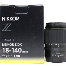 【高雄青蘋果3C】NIKON NIKKOR Z DX 18-140MM F3.5-6.3 VR 二手鏡頭#85954