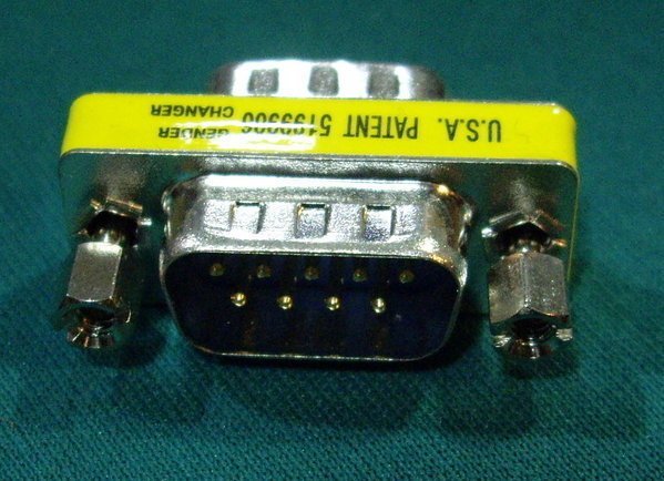 ...點子電腦-北投...全新◎RS232 Port 公 to 公轉接頭◎9PIN，只賣50元