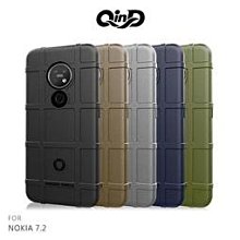 --庫米--QinD NOKIA 7.2 戰術護盾保護套 TPU殼 防摔殼 手機殼 鏡頭保護