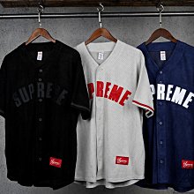 【HYDRA】Supreme Ultrasuede Mesh Baseball Jersey 麂皮棒球衣【SUP654】
