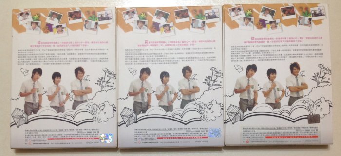 ～拉奇音樂～ 花樣少年少女 上，中，下 全DVD 吳尊，陳嘉樺，汪東城，主演 二手保存良好片況新 內附文件夾3個