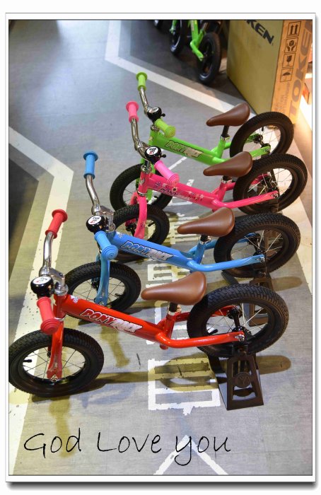 (高雄191) 100%台灣製外銷 PONY 兒童滑步車 高階款培林輪組  (POP STRIDER)