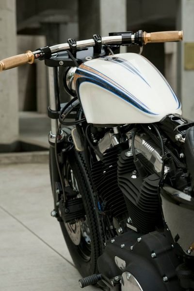 (I LOVE樂多)ROUGH CRAFTS 鰭片冠座 Old School造型 CNC 銅/銀/黑3色 把手座 哈雷Sportster 883 IRON