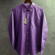CA 台灣品牌 NET 紫色 純棉 長袖襯衫 L號 一元起標無底價Q615