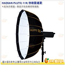 @3C柑仔店@ HADSAN PLUTO 116 快收 雷達罩 柔光 控光 打光 棚拍 收納 便攜 湧蓮公司貨