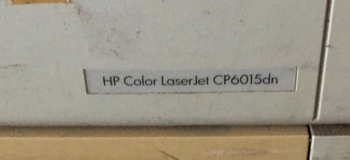 【尚典3C】HP Color LaserJet CP6015dn A3 彩色雷射印表機 二手 零件機