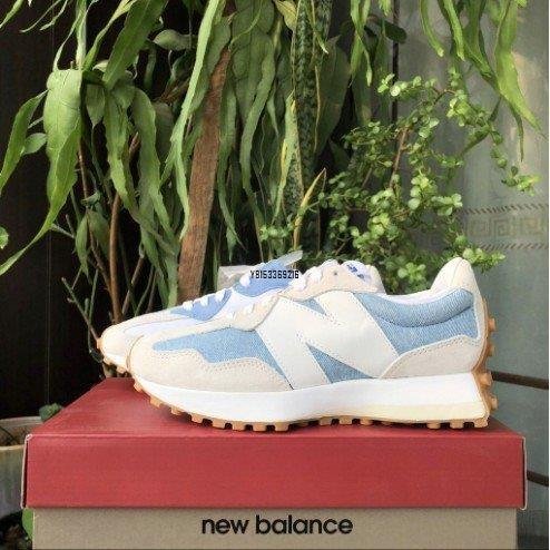 聯名 Levi's x New Balance 327 藍灰色 休閒 運動 跑步 WS327LVA潮鞋