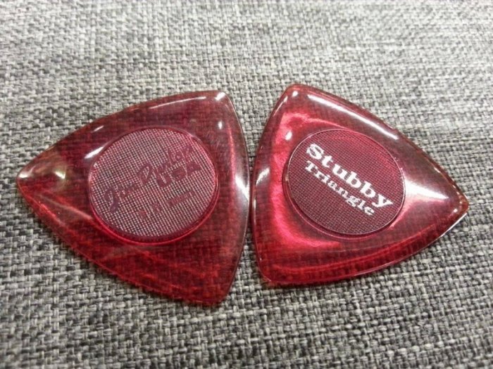 【老羊樂器店】Dunlop 473R STUBBY triangle Big Pick 1.5mm 紅色 吉他彈片匹克